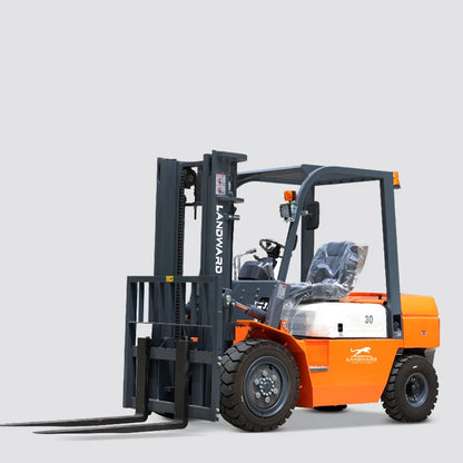 Hydraulic Diesel Forklift Lifting Truck 3 Ton 5 Tons CE EPA With Fork Positioner And Side Shifter Warehouse Forklift Customized