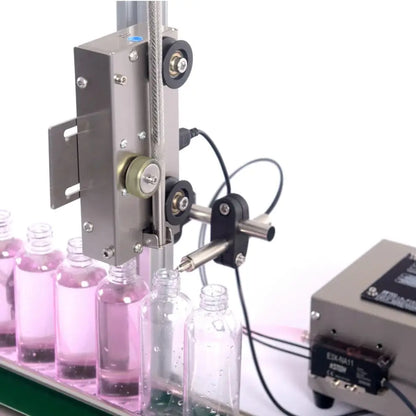 Auto Filling Machine Anti Drip and Anti Foam Filler With UP Down Filling Nozzle With Conveyor Belt