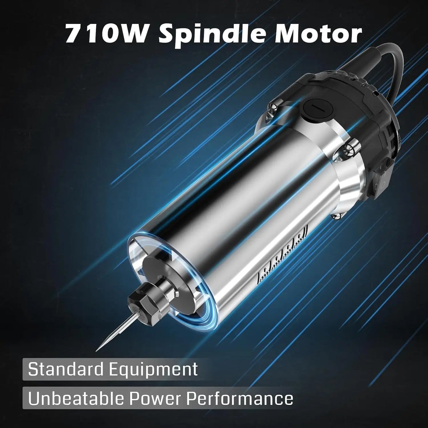 Genmitsu CNC Machine 4040-PRO MAX with 710W Trimmer CNC Router & Linear Rail Driven, 3 Axis Engraving Machine