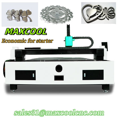 Maxcool New Designed Fiber Laser Metal Sheet Cutting Machine Advertising Letter Engraving SS CS Laser Cutter 3kw 6kw 12kw
