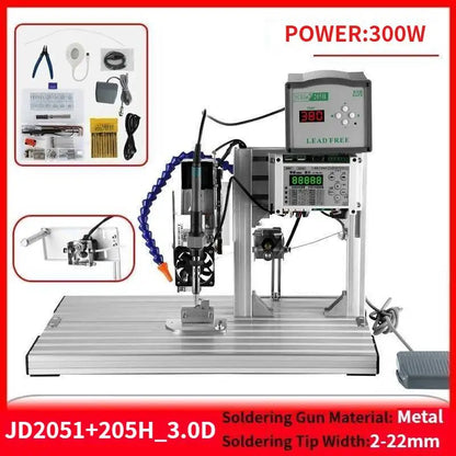 CE Semi-automatic Soldering Machine USB Connector Equipment Electrical Cables USB Wire Making Tin PCB/LED/Robot Welding Machine