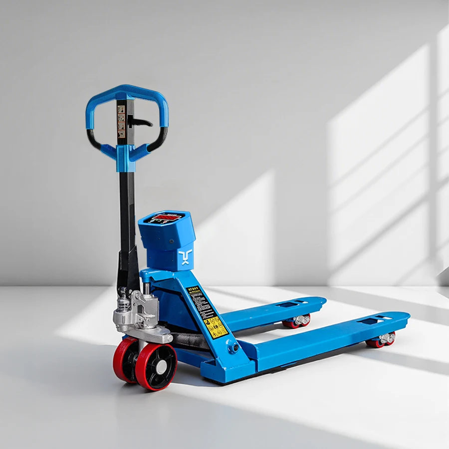 SK 1-3 ton manual forklift manual pallet truck with weight and printing function for warehouse pallet jacks