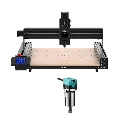 Twotrees TTC450 CNC Router Milling Cutting Machine GRBLLaser Engraver For Acrylic PCB PVC Metal Aluminum 500W Spindle Motor