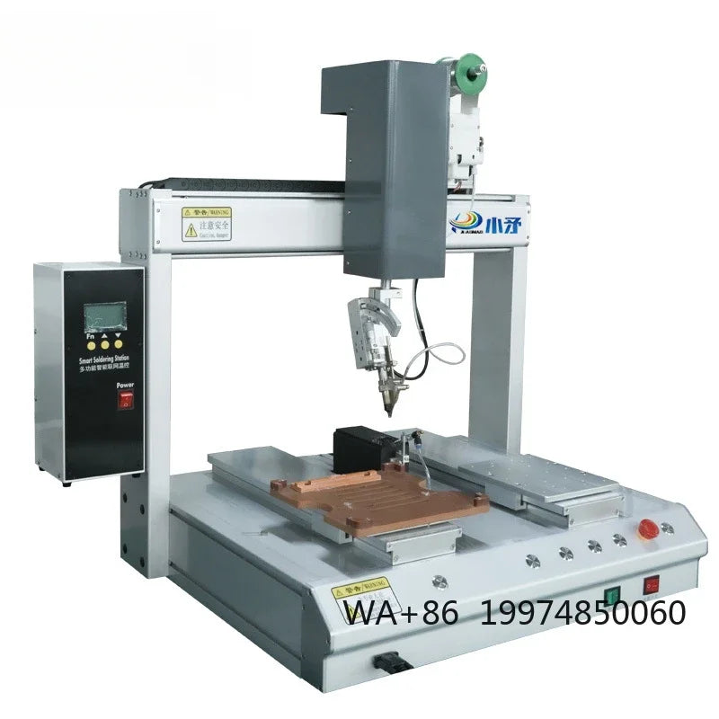 Custom Configuration PCB Board Solder Robot Dip Strips Spot Welding Four Axis Automatic Soldering Machine