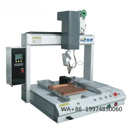 Custom Configuration PCB Board Solder Robot Dip Strips Spot Welding Four Axis Automatic Soldering Machine