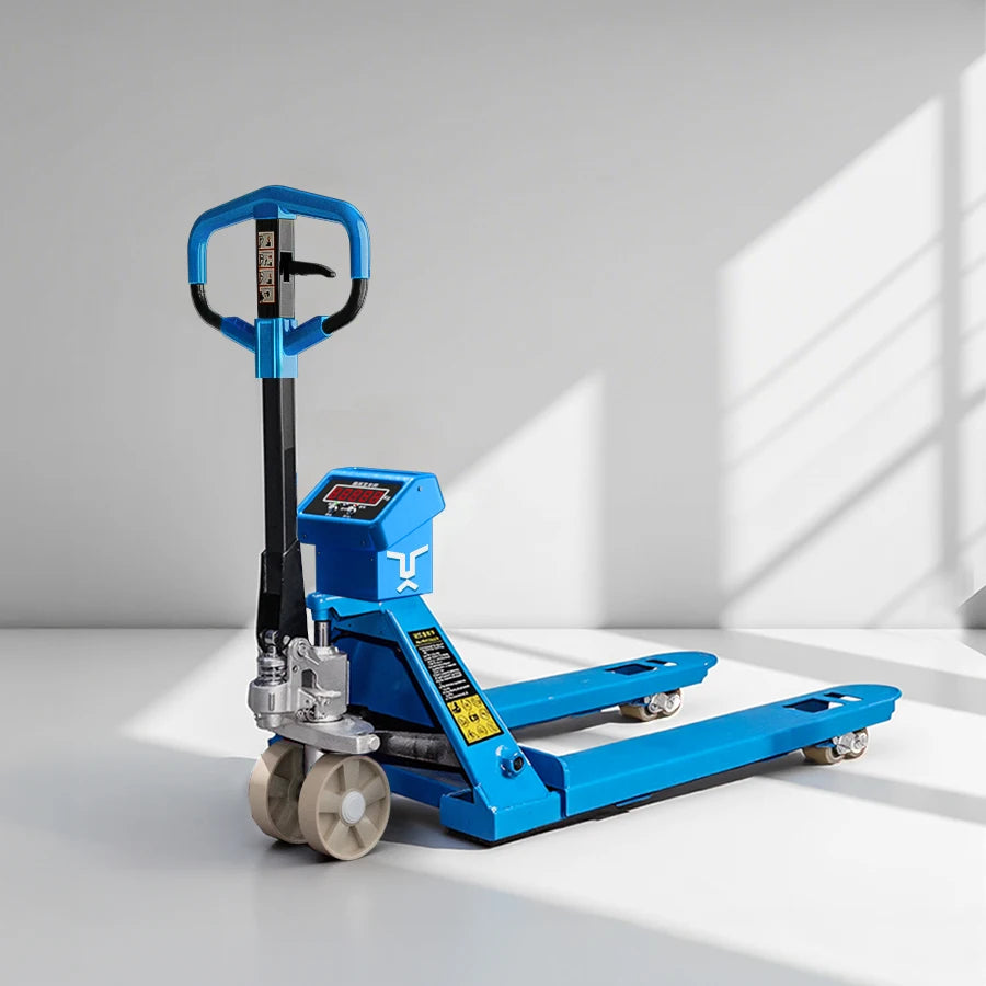 SK 1-3 ton manual forklift manual pallet truck with weight and printing function for warehouse pallet jacks