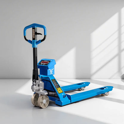 SK 1-3 ton manual forklift manual pallet truck with weight and printing function for warehouse pallet jacks