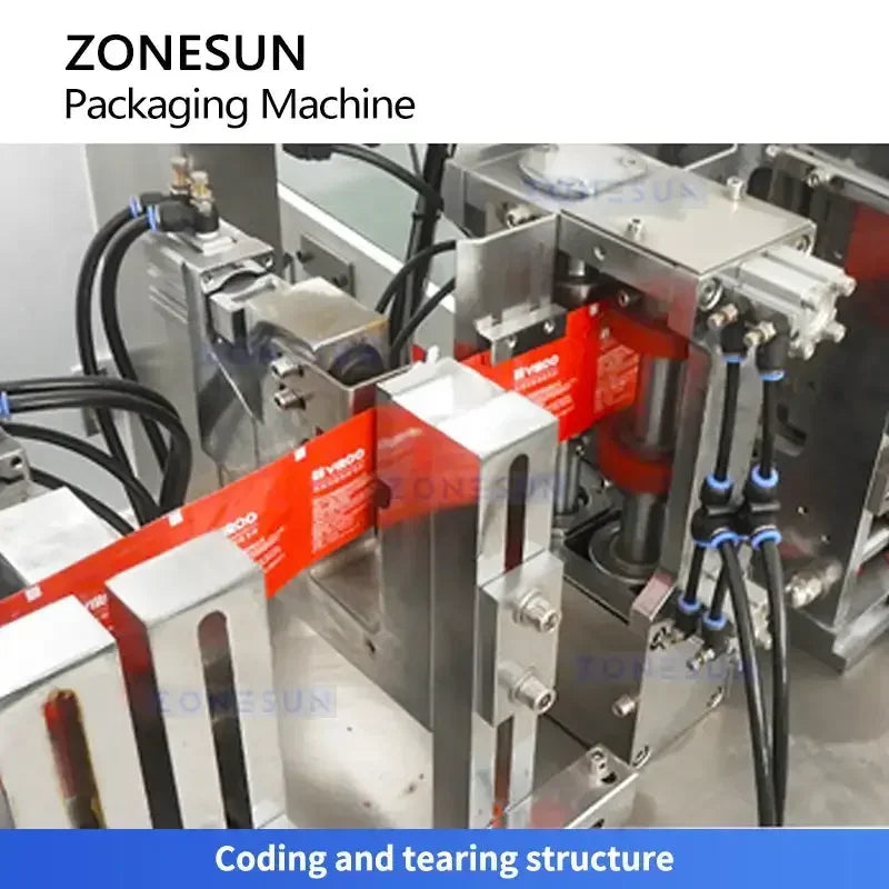 ZONESUN ZS-WZP4 Automatic 4-Side Seal Wet Wipes Packing Machine Disposable Sachet Tissue Packaging Equipment