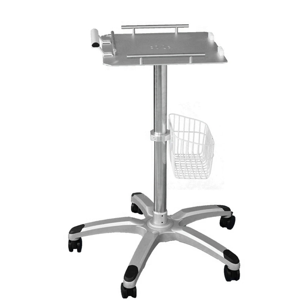 Trolley Therapeutic Equipment Medical Trolley Fetal Monitor Ekg Machine Cart with Big Platfrom  Hanger Ecg Trolley