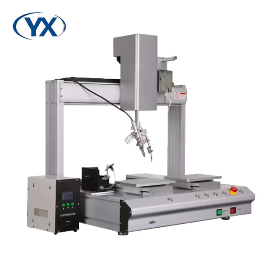 5 Axis Solder Iron Robot Automatic Tin Feeding Machine YX5331-T LED Pcb Soldering Machine for Circuit Board Welding