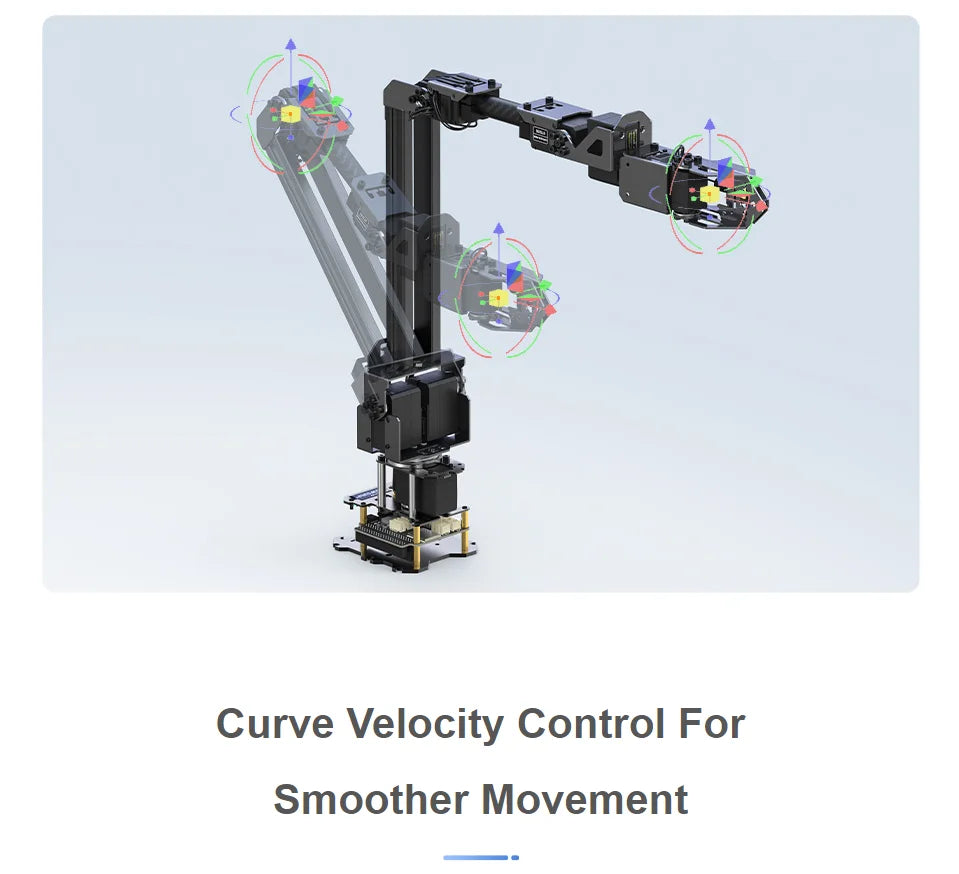 5 + 1 DOF High-Torque Serial Bus Servo Robotic Arm Kit, Based On ESP32, 2-DOF Wrist Joint, Wireless Control, Compatible Le Robot