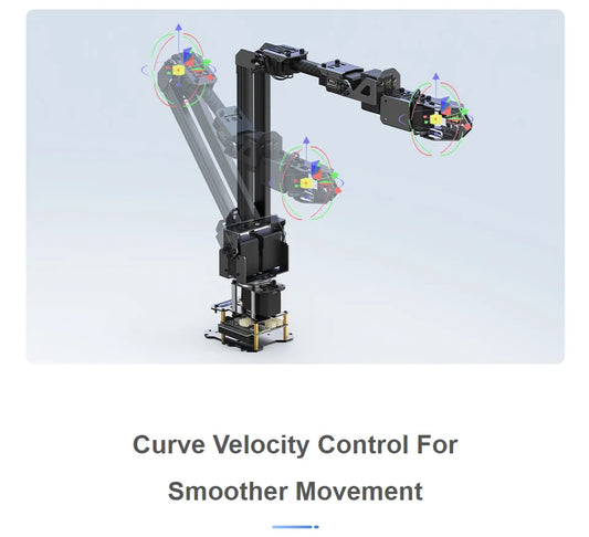 5 + 1 DOF High-Torque Serial Bus Servo Robotic Arm Kit, Based On ESP32, 2-DOF Wrist Joint, Wireless Control, Compatible Le Robot