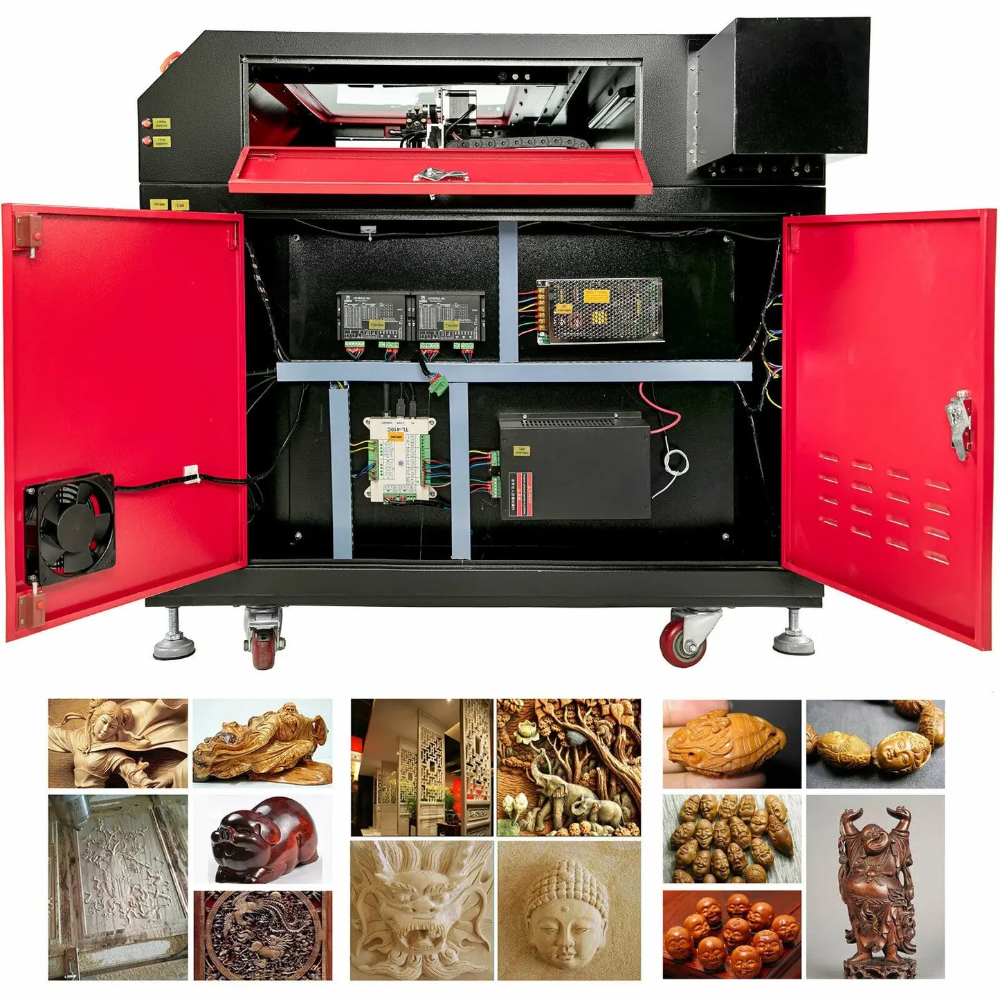 VEVOR  60W 80W Laser Machine Engraver K80 Laser Engraving Machine CNC Cutting Machine Infinite Length Design