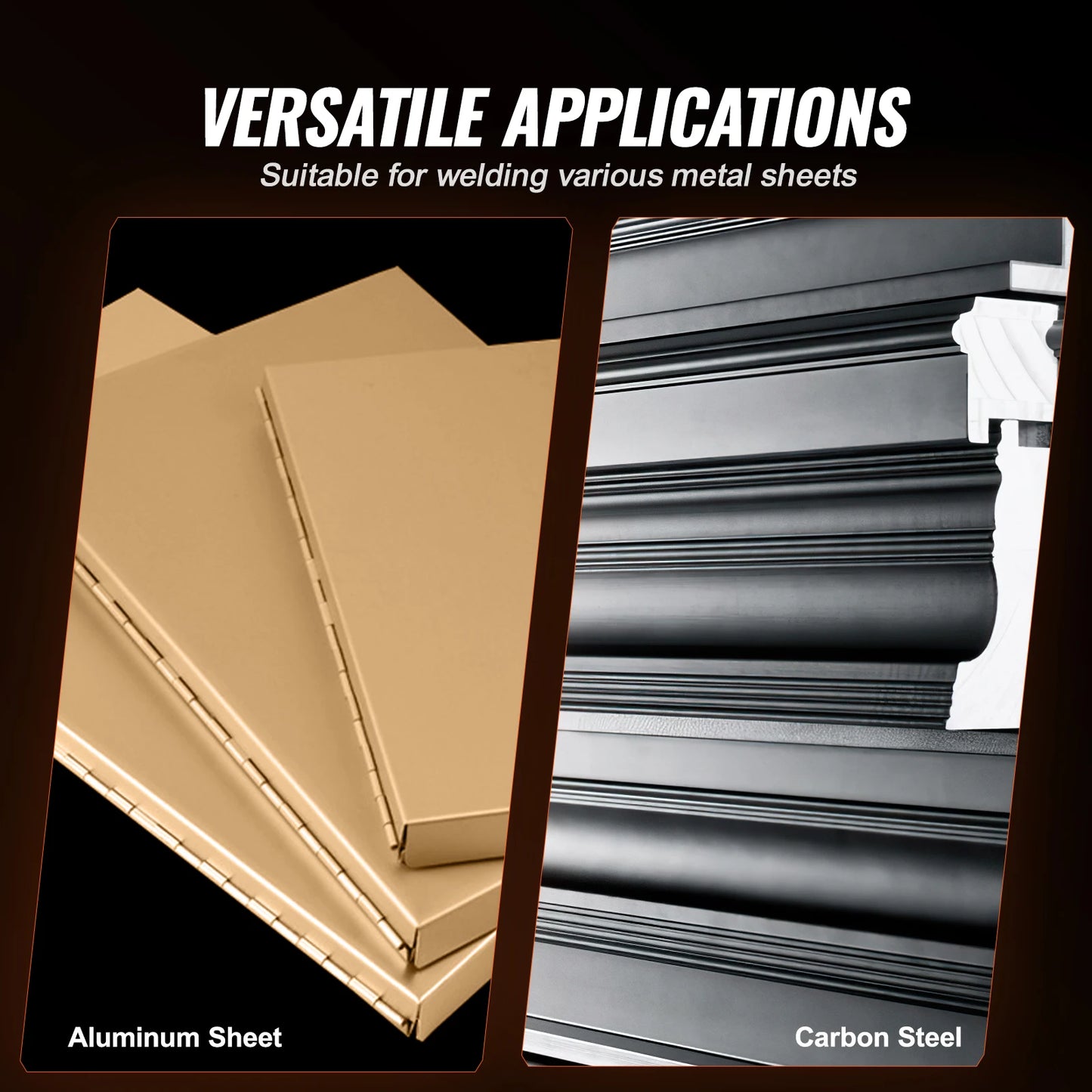 SucceBuy Portable Spot Welder 8KVA Handheld Welding Tip Gun Metal Sheet Spot Welding Machine for Stainless Steel Aluminum Sheet