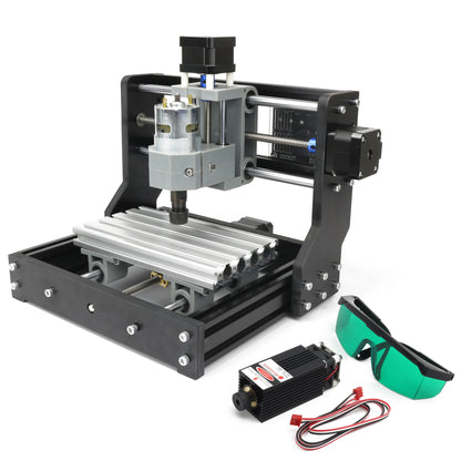 【EU US BZ】DIY Mini 1610 Pro 3 Axis CNC Laser Router Milling Woodworking Machine + Offline controller