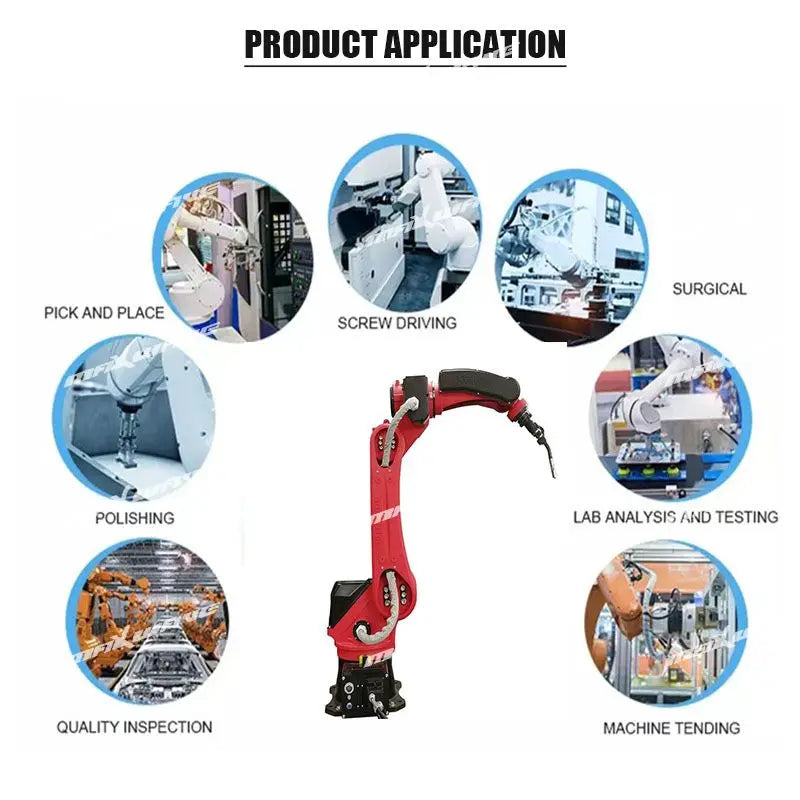 Maxwave Automated 6 Axis Articulated Industrial Robot Arm - For Welding/Cutting/Painting/Loading and unloading Application