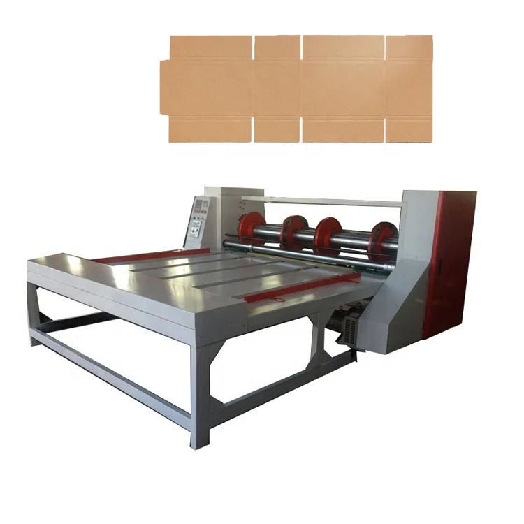 Factory Low Price Semi Automatic Rotary Slotting Die Cutting Machine For Corrugated Carton Box Making Pizza Box