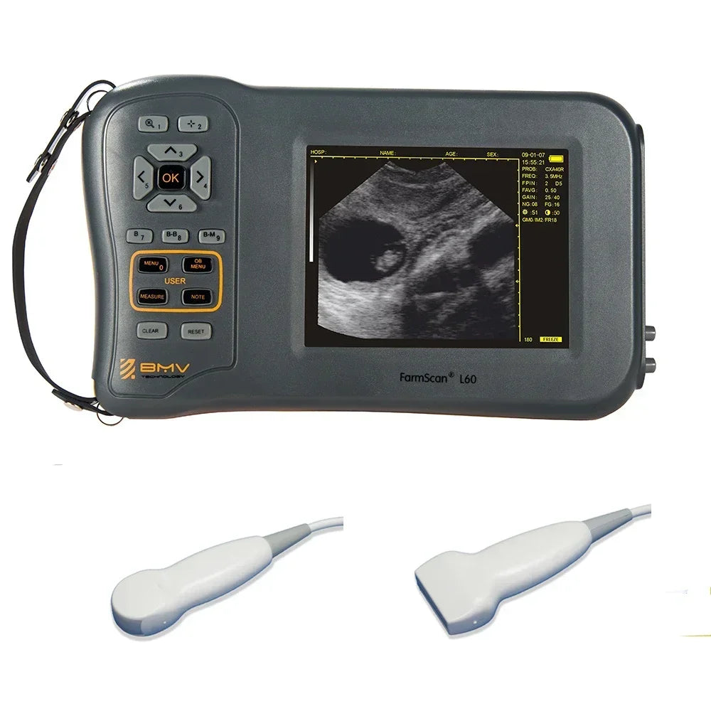 5.8 Inch Farm Portable Ultrasound Scanner Machine Sheep Pig Cow Equine  Veterinary Equipment Farmscan L60 USG Ecografo