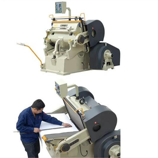 750-1200 All Size Automatic Flat Bed Label Paper Box Die Cutting Machine Carton Printing Slotting Die-cutting Creasing Machine