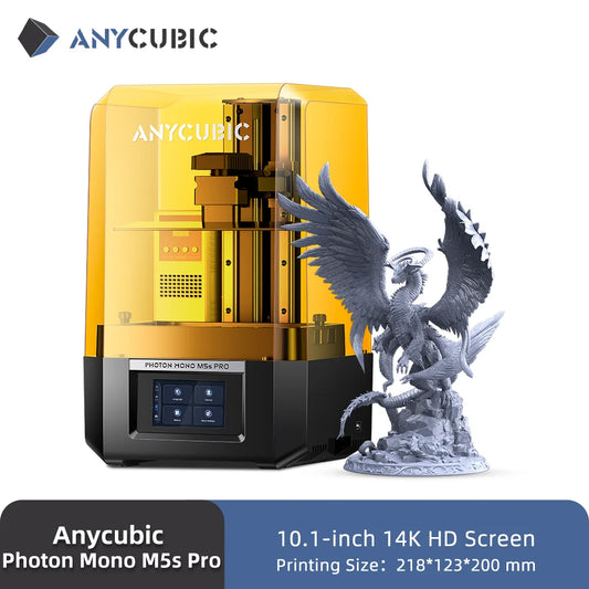 BR ANYCUBIC Photon Mono M5s Pro 10.1 ''14K alta velocidade LCD resina impressora 3D nivelamento livre até 150 mm/h impressora 3D