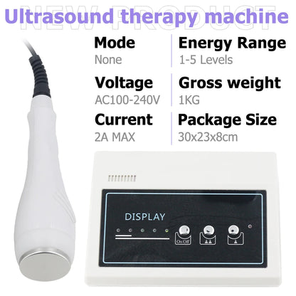 1Mhz Ultrasonic Therapy Machine Portable Beauty Massage Physiotherapy Muscle Pain Relief Massager Newest Ultrasound Instrument