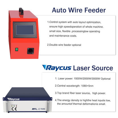 Raycus 3000W 4 in 1 Laser Welding Cleaning Cutting Soldering Machine Cleaning Machine Handheld Fiber Laser Welder For Metal