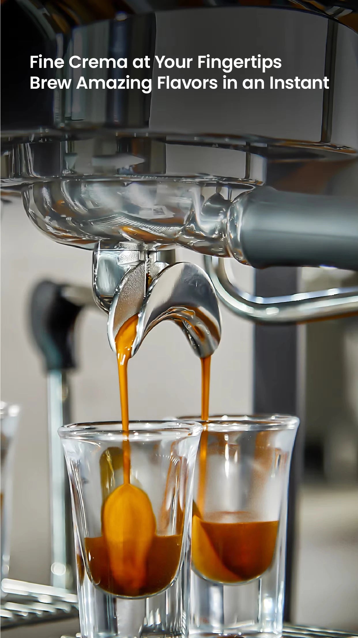 CAFOVO Gemilai G3200F Commercial Espresso Machine Dual Boiler 2950W PID Temperature Control 4-Hole Steam for Cafe Restaurant Bar