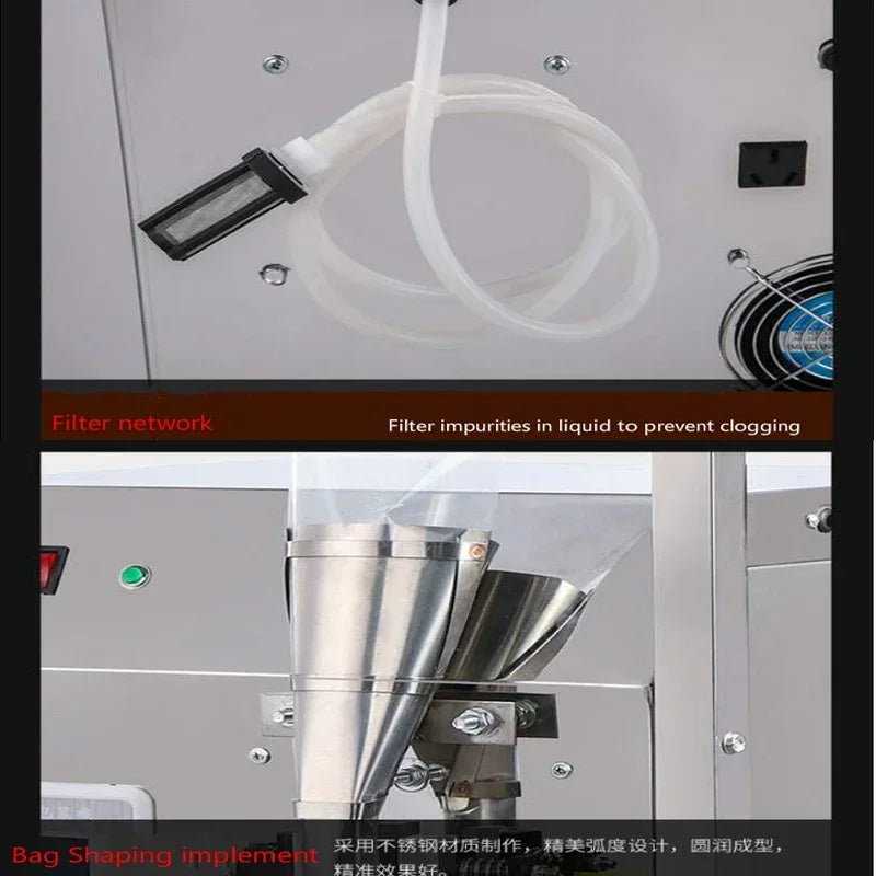 Automatic packing machine for olive oil perfume self suction multi function liquid packaging machine