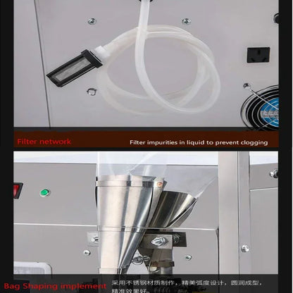 Automatic packing machine for olive oil perfume self suction multi function liquid packaging machine
