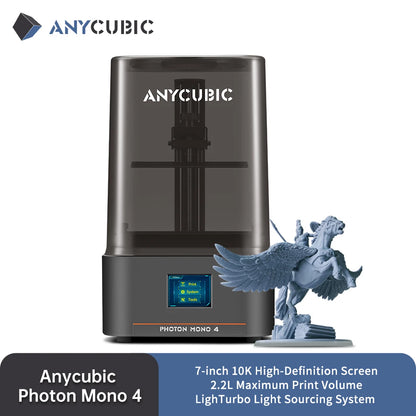 ANYCUBIC DLP SLA LCD 3D Printer High Speed 3D Resin Printer Photon Mono 4, M5s Pro, M7 Pro, M7, D2&Wash Cure Machine