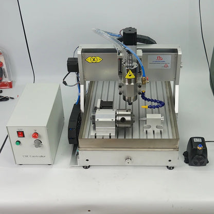 LY CNC Engraving Machine USB 3020 3040 6040 6090 3 Axis 4 Axis Wood Router Engraver Aluminum Milling Lathe Support Water Tank
