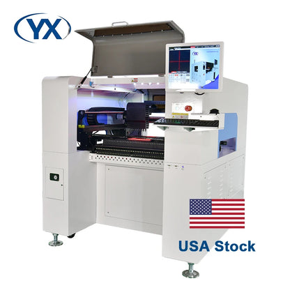 Stock in USA Pcb Board Assembly Line SMD Robot LED Placement Automatic Chip Mounter Equipment SMT880 SMT Pick and Place Machine
