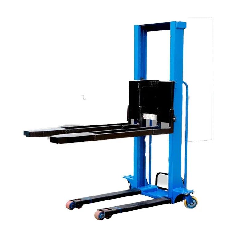 1.6M 500/1000KG Household Electric Lifting Remote Control Forklift Portable Stacker Hand Propelled Handling Forklift Customized