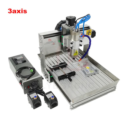2200W 5 Axis Metal Engraving machine 6040 4 Axis CNC Router 3040 PCB Engraving 3020 Drilling and Milling Machine  With Sink