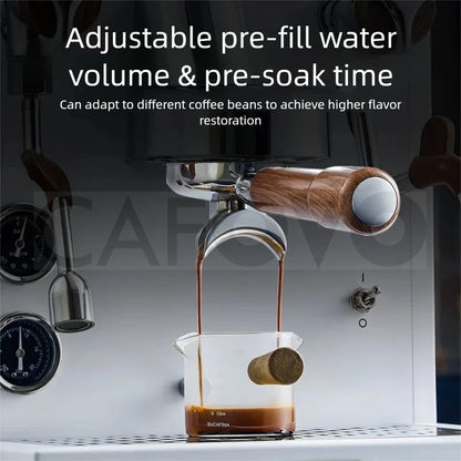 CAFOVO K7Pro E61 Dual Boiler Commercial Espresso Machine with Flow Control PID Espresso Maker OPV Adjustable Extraction Pressure
