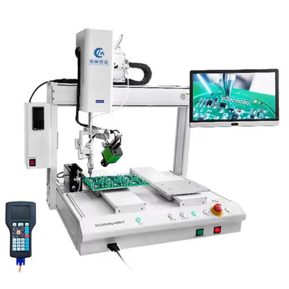 Automatic 4-Axis Solder Robot, PCB LED Desktop Welding Soldering Machine With Vision Function