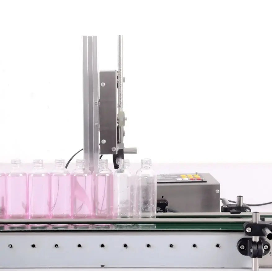 Auto Filling Machine Anti Drip and Anti Foam Filler With UP Down Filling Nozzle With Conveyor Belt