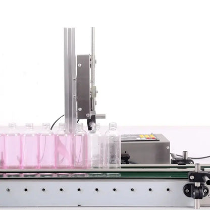 Auto Filling Machine Anti Drip and Anti Foam Filler With UP Down Filling Nozzle With Conveyor Belt