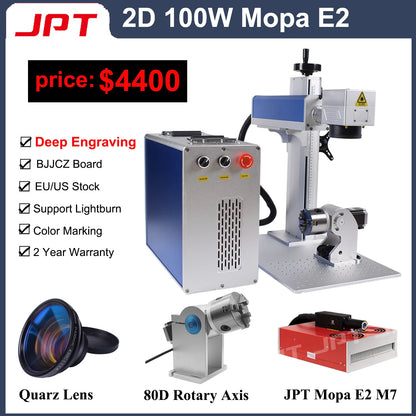 2.5D 300W JPT Mopa Fiber Laser Marking Cutting Machine 3D Relief Deep Engraving for All Metal 200W Fiber Laser Deep Engraver