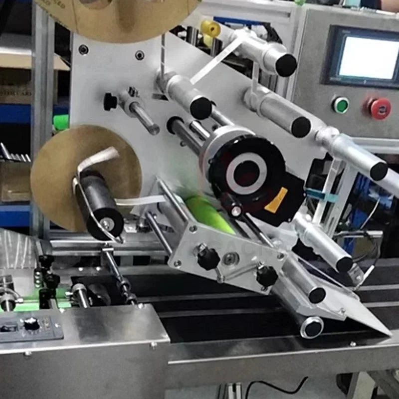 2in1 Flat/Round Bottles Labeling Machine LY-140 Fully Automatic Line Labeler Packaging Equipment Sticker  Label Counting Tools