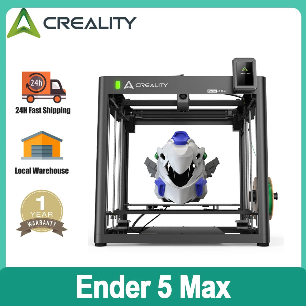 Creality Ender 5 MAX 3D Printer 700 mm/s Uitra Fast Print Speed 36-point Fully Automatic Bed Leveling Big Size 400x400x400mm