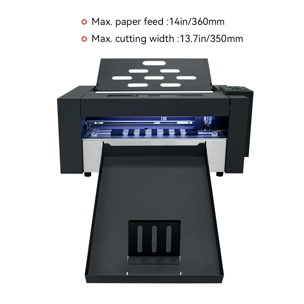 MSServo Motor A4 A3 A3+ Double Dual Head Label Sticker Cutting Machine With Automatic Digital Die Cutter Paper Box Cutting