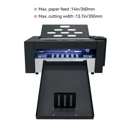 MSServo Motor A4 A3 A3+ Double Dual Head Label Sticker Cutting Machine With Automatic Digital Die Cutter Paper Box Cutting