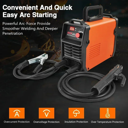Portable MMA 300 220V Welding Machine Current Adjustable Compact Electric Welding Equipment Manual Metal ARC Welder