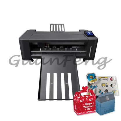 2025 New Adsorption Sheet Cutting Machine A3 + Size Digital Label Die Cutting Machine Gift Box Cutting Indentation Machine