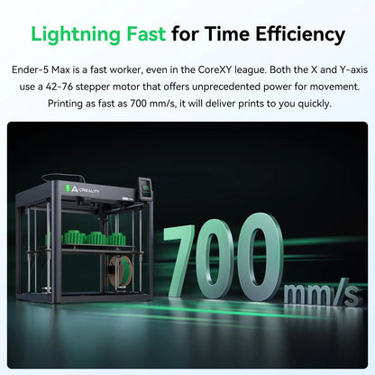 Creality Ender 5 Max 3D Printer 700mm/s Max Printing Speed Large Build Volume 40 *40 *40 Auto Leveling Linear Rail Dual Z Axis
