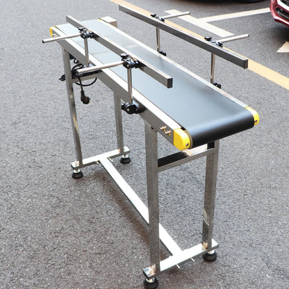 Stainless Steel Bottle Conveyor Belt 1000mm 1.5m 1.2m Code Inkjet Printer Food Industry Production Line ForFiber Marking Machine