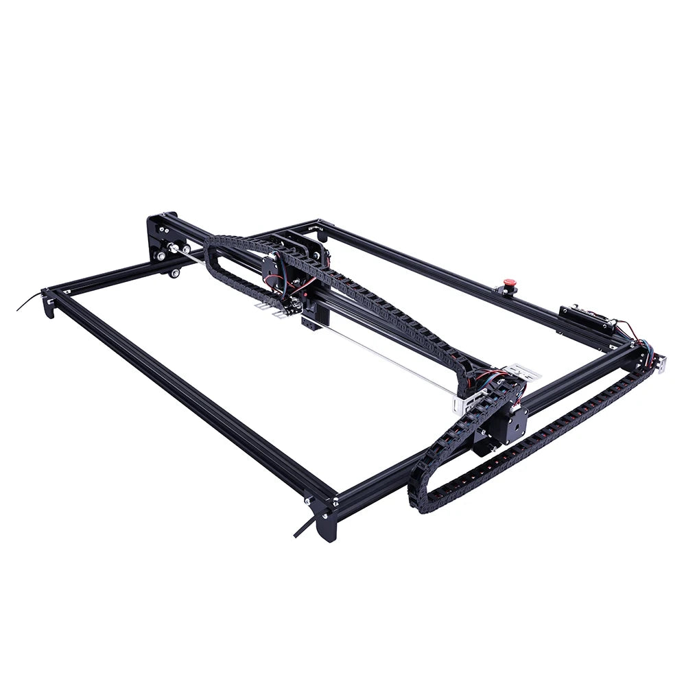 Black CNC 6550 2-Axis NEW CNC Engraving Machine Work Area 65*50cm 20w Laser Engraver With Emergency Stop For Cut Wood MDF