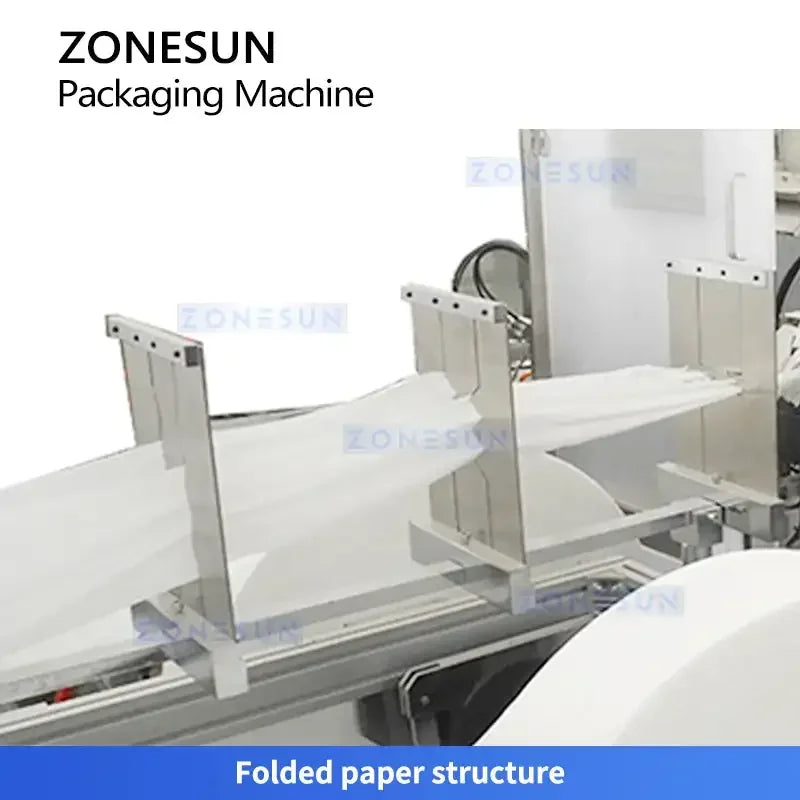ZONESUN ZS-WZP4 Automatic 4-Side Seal Wet Wipes Packing Machine Disposable Sachet Tissue Packaging Equipment