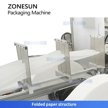 ZONESUN ZS-WZP4 Automatic 4-Side Seal Wet Wipes Packing Machine Disposable Sachet Tissue Packaging Equipment